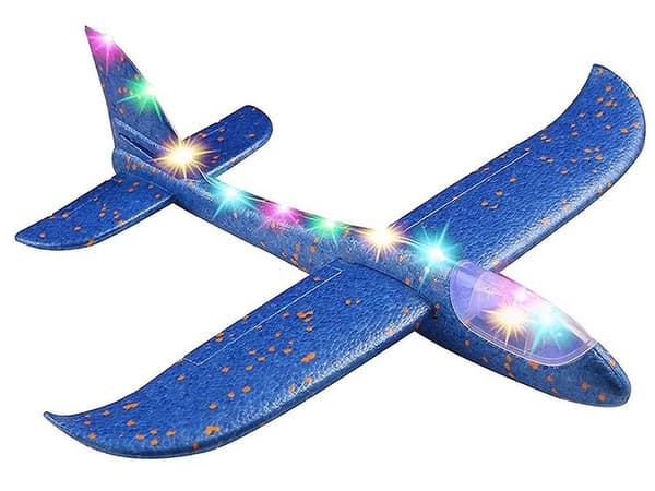 Kastefly med LED - 47 cm blue
