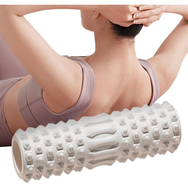 Foam Roller för träning, Medium Density EVA Massage Fitness Roller | Träningsmassagerulle för avslappnande ben Armarmuskler, fitness