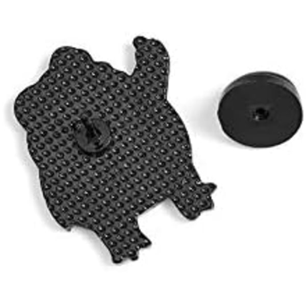 Kawaii pins tecknad söt groda brosch krage pin damkläder metall märke ryggsäck dekoration kawaii grejer