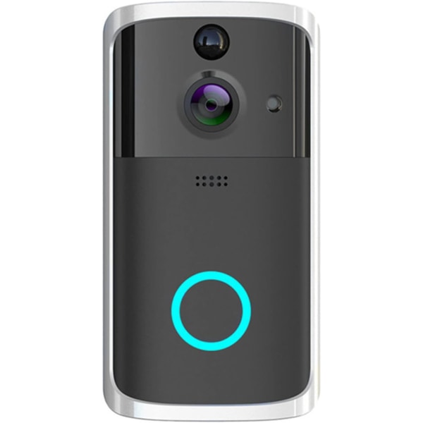 Trådløs WiFi videodørklokke smarttelefon dørklokke intercom sikkerhetskamera ringeklokke