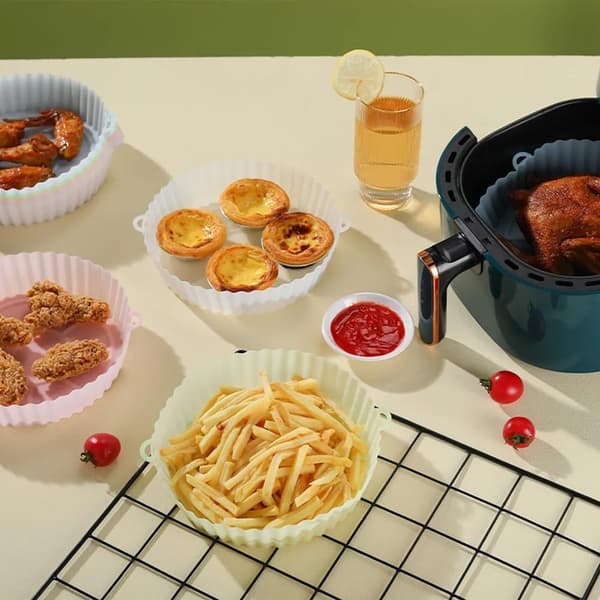 Airfryer silikonform - Kurv til Airfryer 16-18 cm