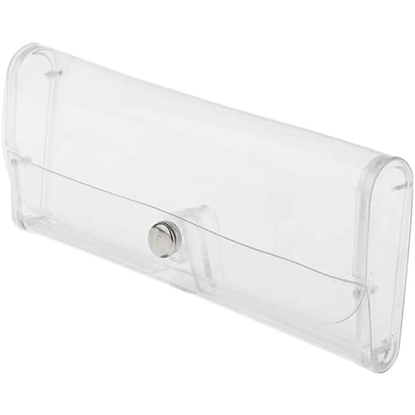 5 - pack genomskinlig plastglasögonskyddsfodral Case