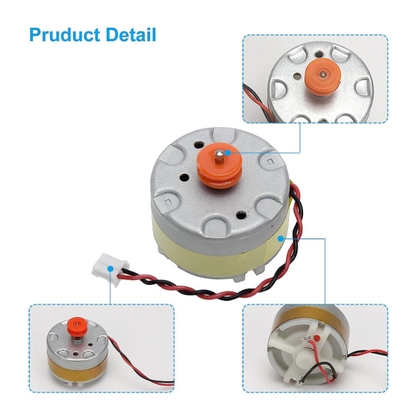 Motor Elektrisk Motor, LDS Lidar Laser Afstandssensor Metal Elektrisk Motor til Xiaomi Roborock S50/S51/S55, Mini Støvsuger Reservedele Gratis Størrelse
