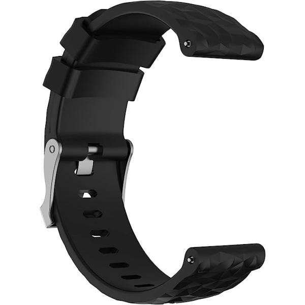 Kompatibel med rem kompatibel med Suunto 9/7 / D5i / TRAVERSE/Spartan Sport Watch Band, ersättningsjusterbart armband i silikon