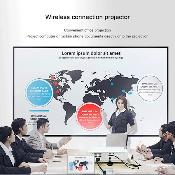 Trådlös skärm-adapter, trådlös skärm-adapter för mobiltelefonsspegling/projektionsskärm
