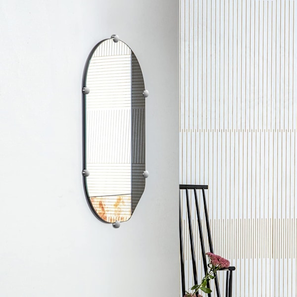 8 set spegelklämmor, badrumsglasklämma, spegelfästkonsoler, multifunktionellt runt väggfäste, installationsglas, spegel