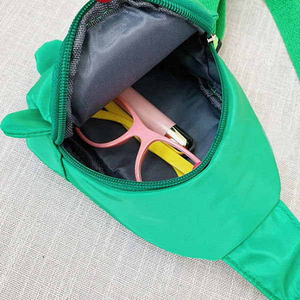 Cross Body Väskor För Barn Pojkar Och Flickor Ryggsäck Söta Dinosaurie Väska Resa Liten Portfölj För Barn Green 6.69inch