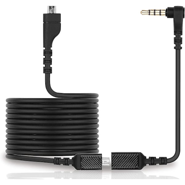 2 i 1 udskiftningslydkabel kompatibel med Steelseries Arctis 3, Arctis 5, Arctis 7, Arctis Pro