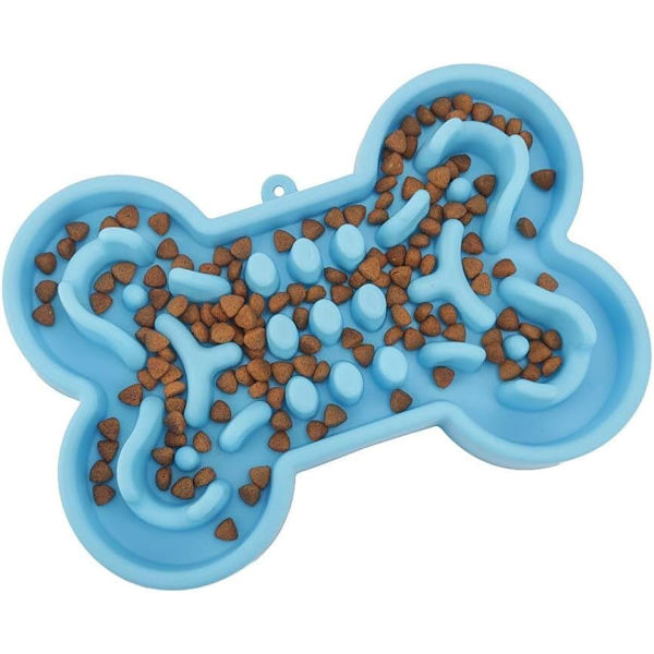 Skål til kæledyrshund Skål til kæledyrshund Sund blød gummi Langsom føder til foder
