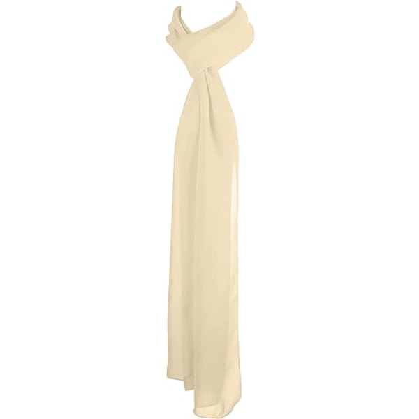 Chiffongscarf för kvinnor UK - Vanlig silkeslen skir omslag för kvinnor Sjal Damer Lätt Mjuk Mode Lång Hals Hals Solid omslag för alla årstider