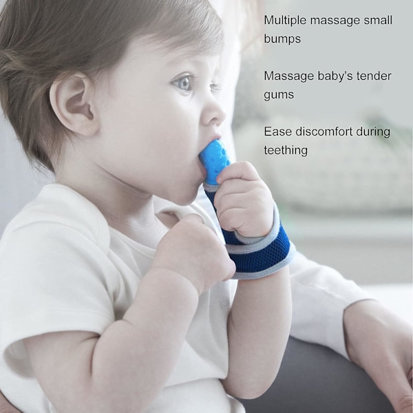 Baby Stop Tommelfinger Sugning Fingerbeskytter, Mad Grade Silikone Stop Sugning Handske
