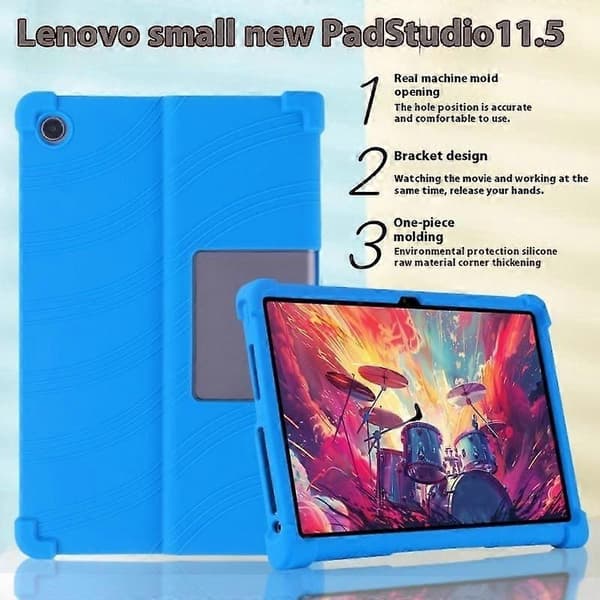 Til Lenovo Xiaoxin Pad Studio 11,5 tommer/Tab Plus Etui med Støtteben Robust Beskyttelsescover