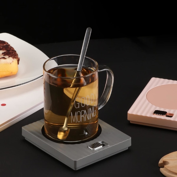 Kaffe Kop Varmer, Skrivebord Kaffe Varmer med Lys, Drikke Varmer Plade Elektrisk Smart Kop Varmer Pad, US 110V