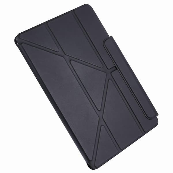Til Xiaomi Pad 7 Pro/Pad 7 Case PC+PU Læder Origami Stand Magnetisk Tablet Cover - Sort