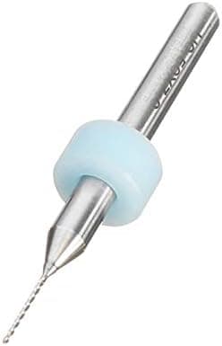 BE-TOOL 10-pack 0,5 mm volframkarbid roterande borrset 2,5 mm 1/8\" skaft för PCB, Dremel, smycken, CNC, mjuka metaller