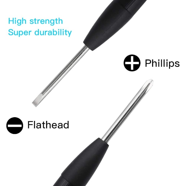 11-delad skruvmejsel reparationsset platt huvud magnetisk professionell mikro reparationsverktygssats för klocka iPhone smycken glasögon armband PC reparation