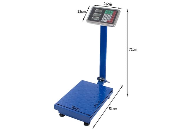 Industrivåg / Plattformsvåg / Digitalvåg - 100 kg