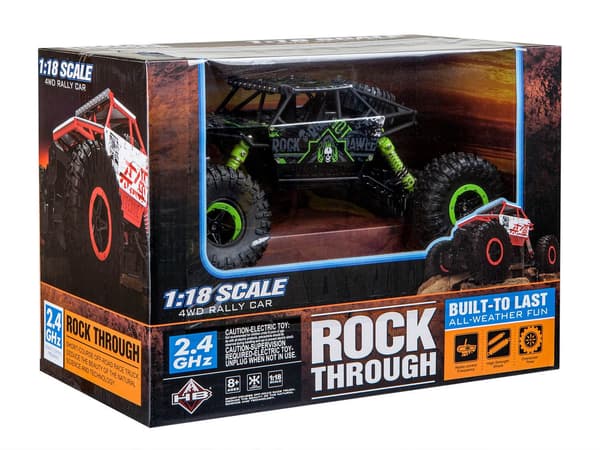 Radiostyrt terrengbil / 1:18 Crawler - RC green