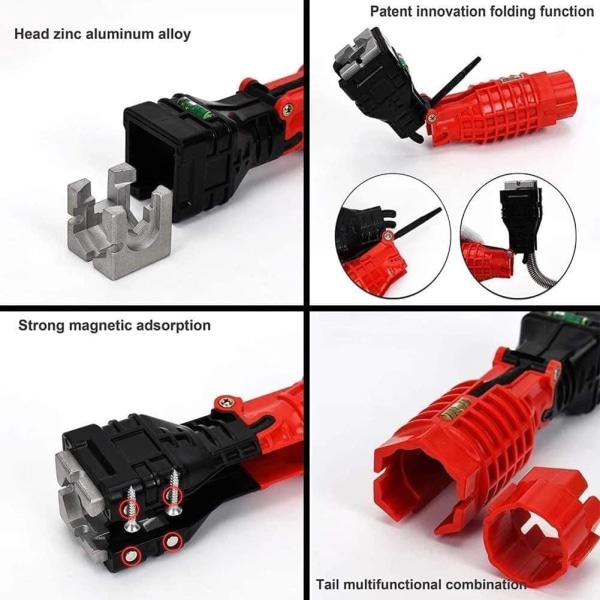18 i 1 VVS-værktøj til vandhane og vask - Multifunktionel sammenklappelig VVS-nøgle