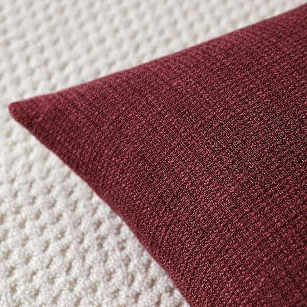 2 kpl tyynynpäällistä, yksivärinen, pellavainen tyynynpäällinen, sohvaan, makuuhuoneeseen, kotiin, 45*45cm wine red