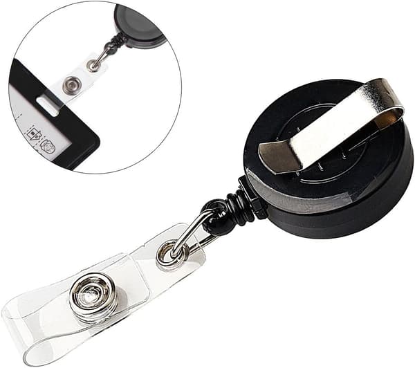 10-pack Retractable Key Ring Retractable Lanyard Badge Reel Holder Retractable Key Chain Heavy Duty Key Lanyard