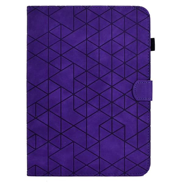 A9 Etui til Amazon Fire HD 10 (2023) med Kortlommer, Stativ og Rombeformet Læder Tablet Cover