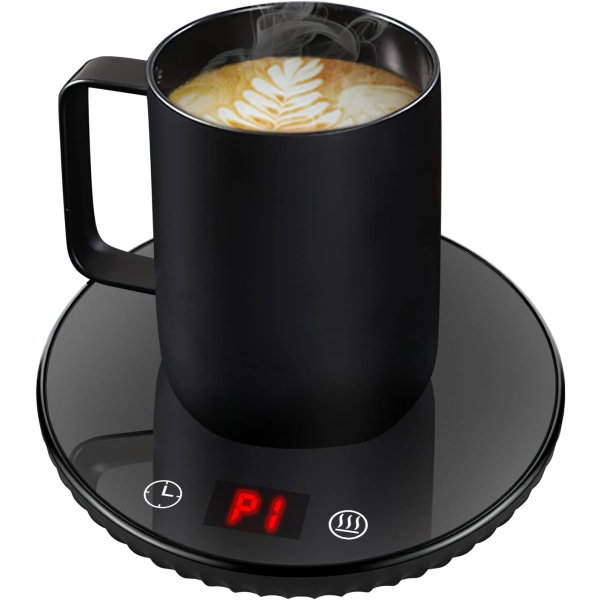 Kaffemuggvärmare, elektrisk muggvärmare för skrivbordshem, elektrisk dryckesvärmare för kakao, te, mjölk (utan mugg)