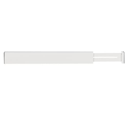 Justerbar skuffdeler - 42-56 cm White - 8-pack