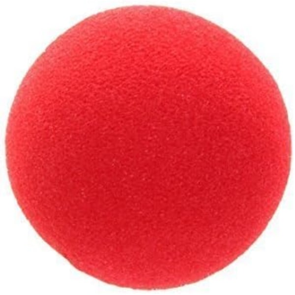 1x Röd näsa Halloween Clown Cirkus Skum Maskeraddräkt Näsa