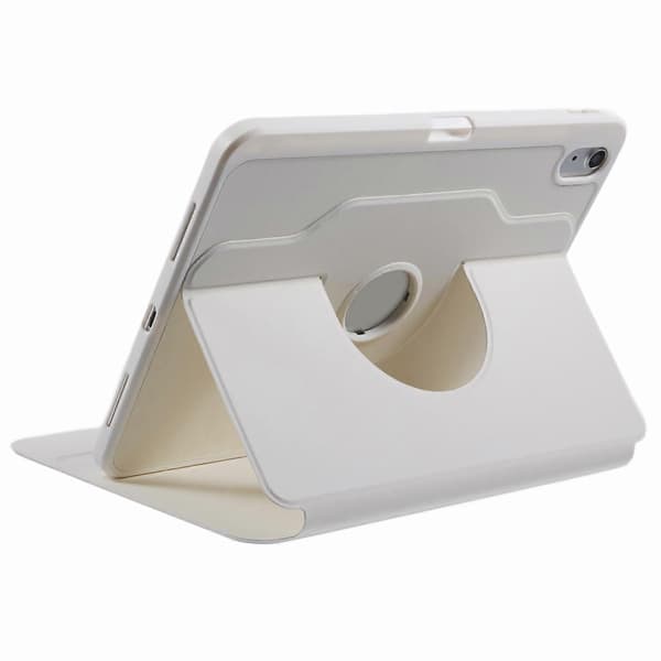 Fodral med Ställ i Läder för iPad 10.9 (2022) - Vit