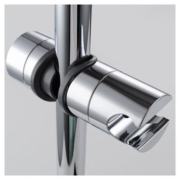 Udskiftelig håndholdt bruseholder, forkromet ABS brusehovedholder, 18-25MM diameter justerbar