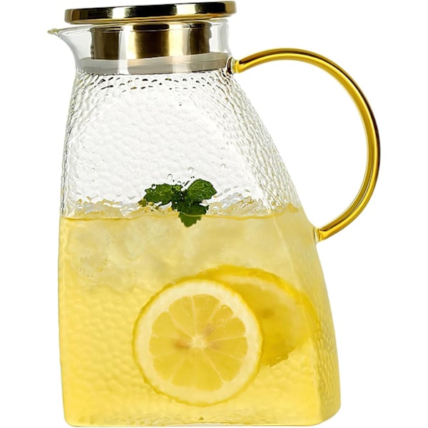 Glas Vandflaske, Glas Vandkande, Glas Vandkande, Glas Vandflaske, Køleskabs Vandkande, Glaskande Med Låg, Glasflaske
