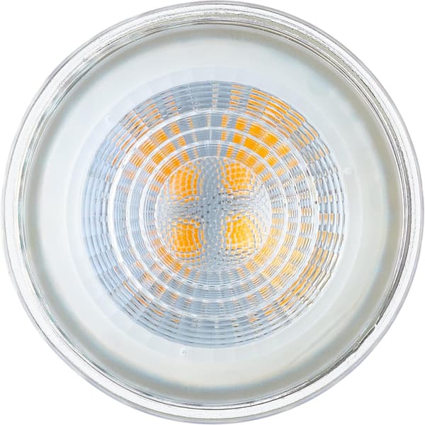 Basic GU10 LED-lampor för spotlights, 5,5W (motsvarande 60W), klar glödtråd, varmvitt ljus, ej dimbar - 10-pack