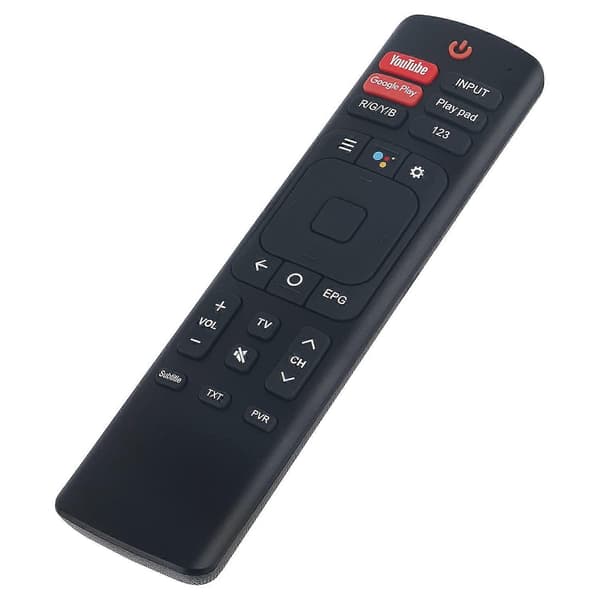 Typ A ERF3F69V TV Ersättningsfjärrkontroll för Hisense TV Plastfjärrkontroll