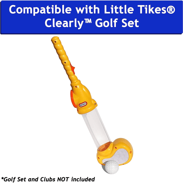 Golfbollar för småbarn och ersättningsgolfbollar - för Little Tikes golfset - 6-pack | Överdimensionerade plastgolfbollar för nybörjare