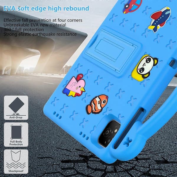 Til Infinix Xpad Cover Børne EVA Tablet Cover - Lyseblå