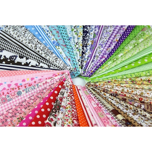 Tyg Patchwork Craft Bomullsmaterial Paket