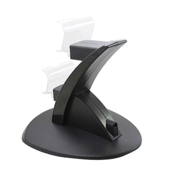 Trådløs spillkontroller med ladestasjon kompatibel med PS4 - DoubleShock 1-Pack+Laddstation 500