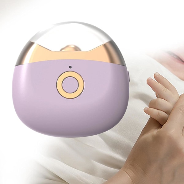 Elektrisk nagelklippare nagelklippare och fil 2 hastigheter justerbar mini bärbar nagelslip nagelsax för kvinnor män äldre barn, rosa