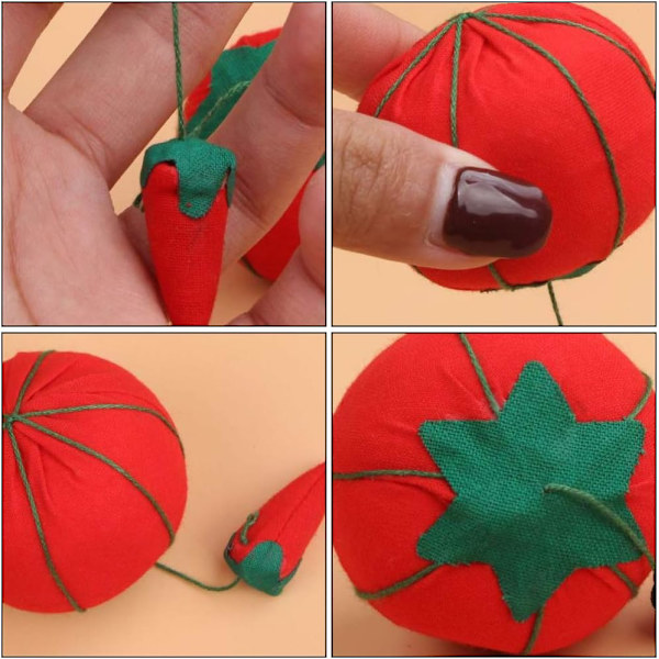 10 kappaletta tomaatti-neulamatto ompeluneulamatto kangasneulapidike DIY käsintehty risti räätälin työkalut 5cm