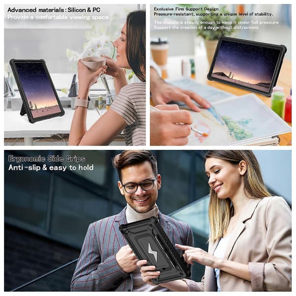 Kompatibelt med Galaxy Tab S6 Lite (2024) Tablet Fodral