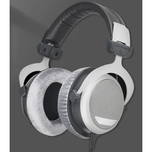 DT770 øreputer, komfortable velour DT 990 Pro erstatningspute øreputer kompatible med Beyerdynamic DT770 Pro/ DT 770/ DT 990 Pro/ DT 990