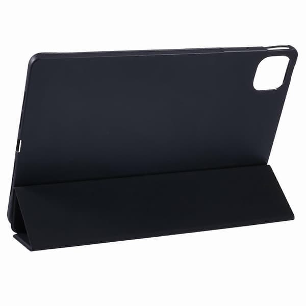 For Honor Pad GT Pro Case PU Læder+Silikone Tri-Fold Stand Tablet Cover - Sort