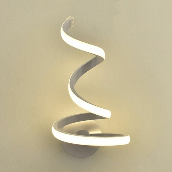 Vägglampa LED Spiral Light Creative Metal Vägglampa För Sovrum Gang Vardagsrum Korridor