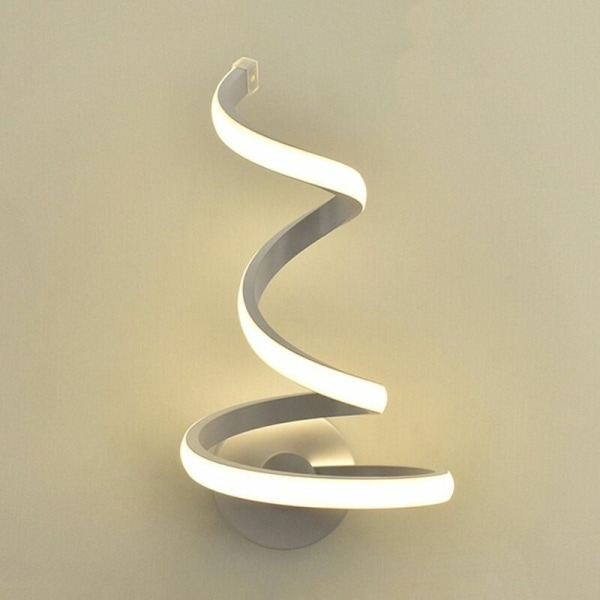 Væglampe LED Spiral Lys Kreativ Metal Væglampe Til Soveværelse Gang Stue Gang