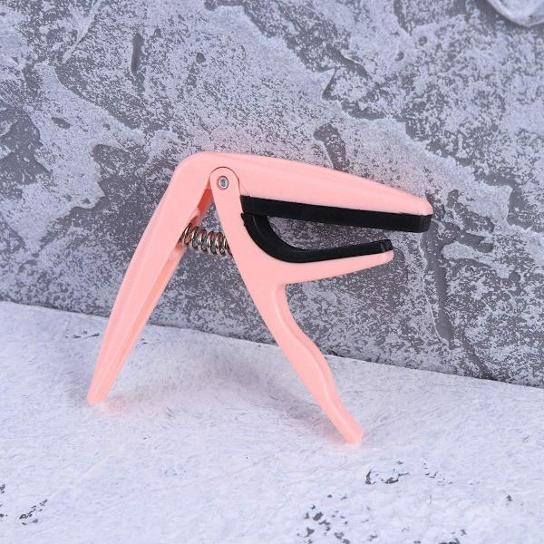 Professionell Ukulele Capo Enhandsgrepp Snabbväxling Ukelele Capo zinklegering Gitartillbehör