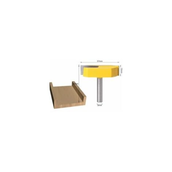 8mm skaft ren bunn fres fres overflatehøvel bor diameter ren bunn trebearbeidingskniver