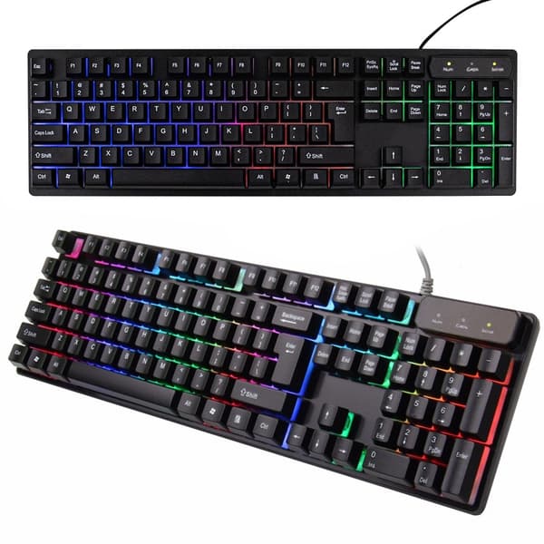 Tastatur med LED - Gaming & Kontor