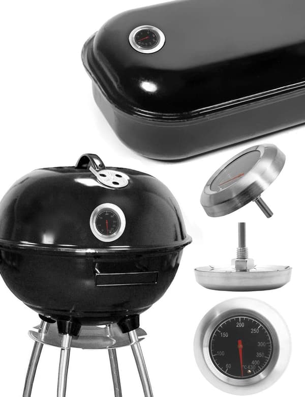 Analog matlagningstermometer, temperaturbeständig, diameter 7,5 cm, 10°C - 400°C