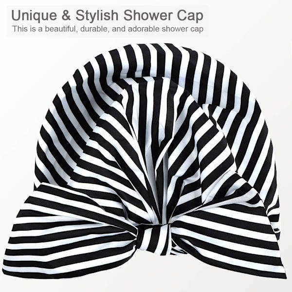 Naisten suihkumyssy Suihkupäämyssy Uudelleenkäytettävä Pitkähiuksinen Suihkumyssy Suuri Bandana Punottu Suihkumyssy Musta